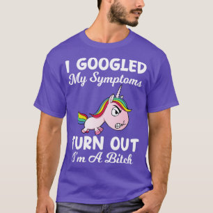Camiseta Busqué en Google Mis Síntomas Se Vuelven Graciosos