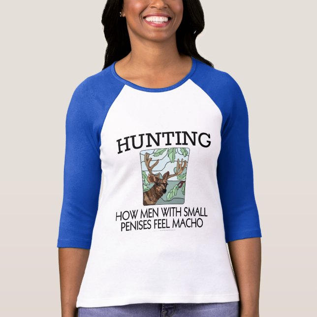 Camiseta Búsqueda. Cómo los hombres con los pequeños penes (Anverso)