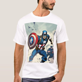 Camiseta "Búsqueda de justicia: persecución heroica" Diseño