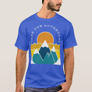 Camiseta Búsqueda De Montañas Aventurales Retro Senderismo