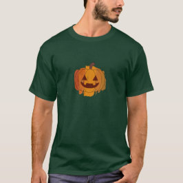 Camiseta Búsqueda de palabras en pincel de Jack-o-lantern H