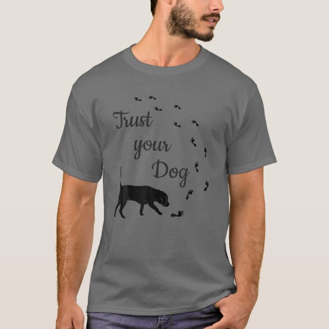 Camiseta Búsqueda de Perro Búsqueda de Perro Mantrailing Pe (Anverso)