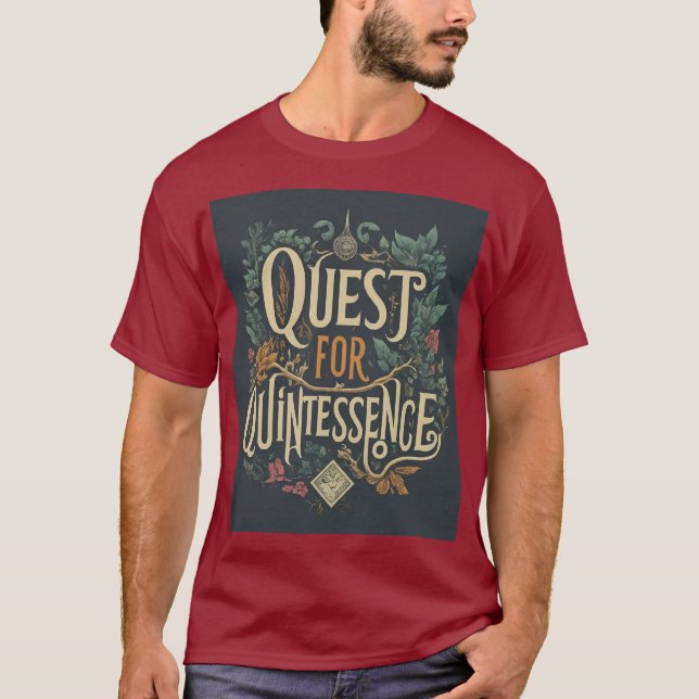 Camiseta "Búsqueda de quintaesencia" (Anverso)