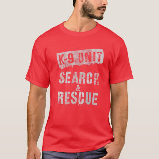 CAMISETA BÚSQUEDA DE UNIDADES K-9