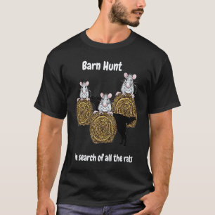 Camiseta Búsqueda divertida en el granero de ratas con R de