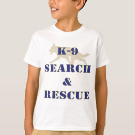 Camiseta Búsqueda K-9 y rescate GSD