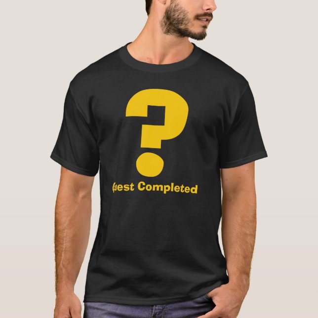 Camiseta ¿? , Búsqueda terminada (Anverso)