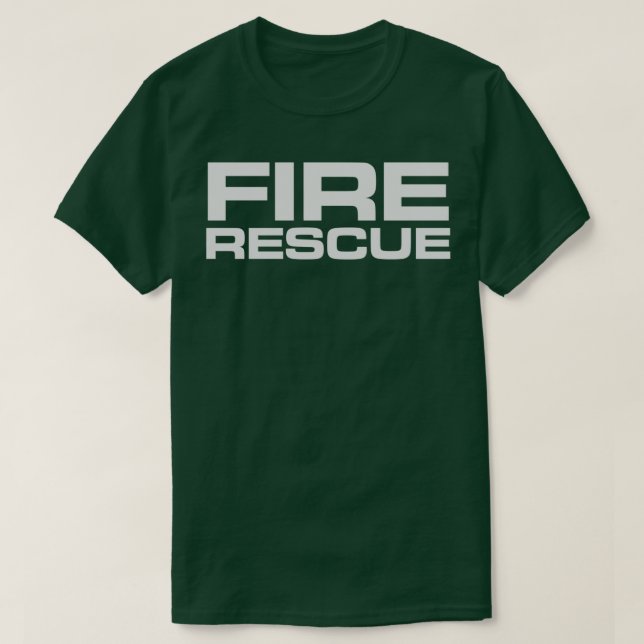 Camiseta Búsqueda y rescate de emergencia contra incendios  (Diseño del anverso)