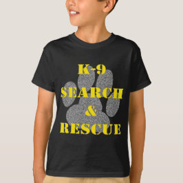 Camiseta Búsqueda y rescate de K9