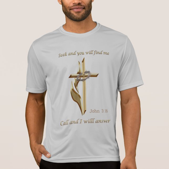Camiseta Busquen y me encontrarán (Anverso)