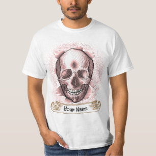Camiseta Bust Out Red Skull