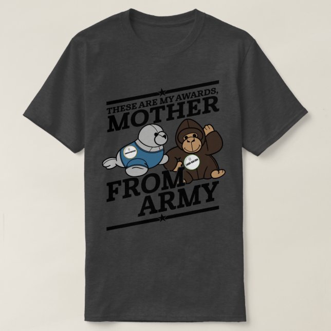 Camiseta Buster Bluth Estos son mis premios madre del ejérc (Diseño del anverso)