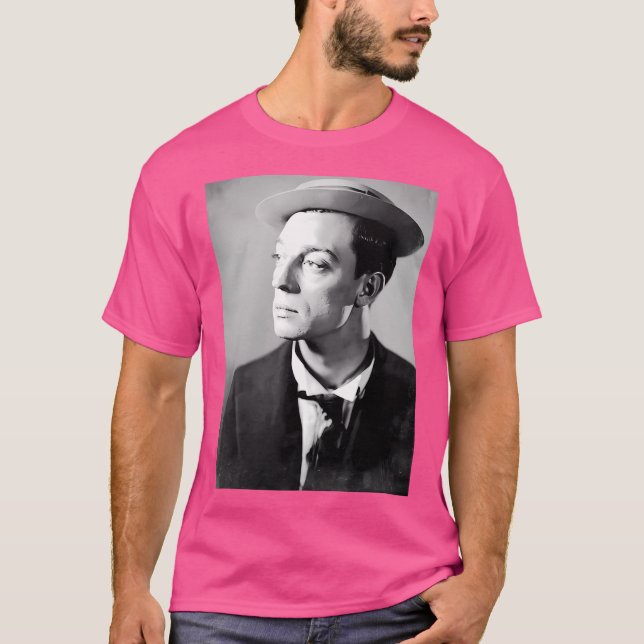 Camiseta Buster Keaton - Bw Vintage - D5 (Anverso)