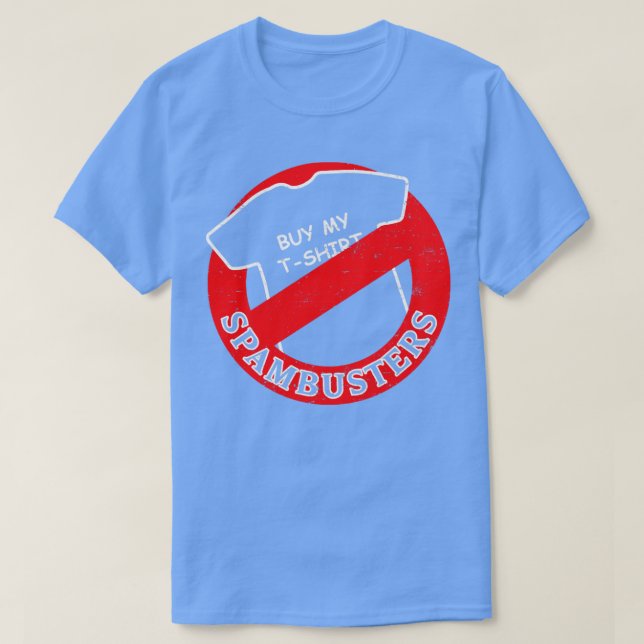 Camiseta Busters de correo basura usados RxTp1 (Diseño del anverso)