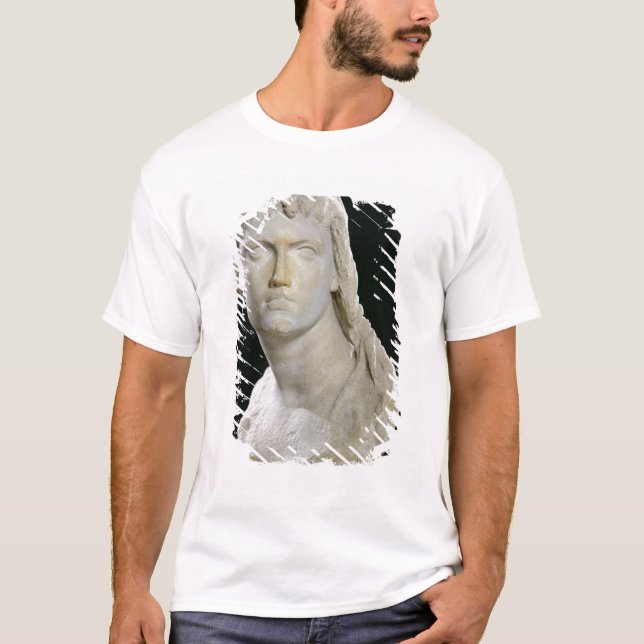 Camiseta Busto de Cleopatra II o sus hijas (Anverso)