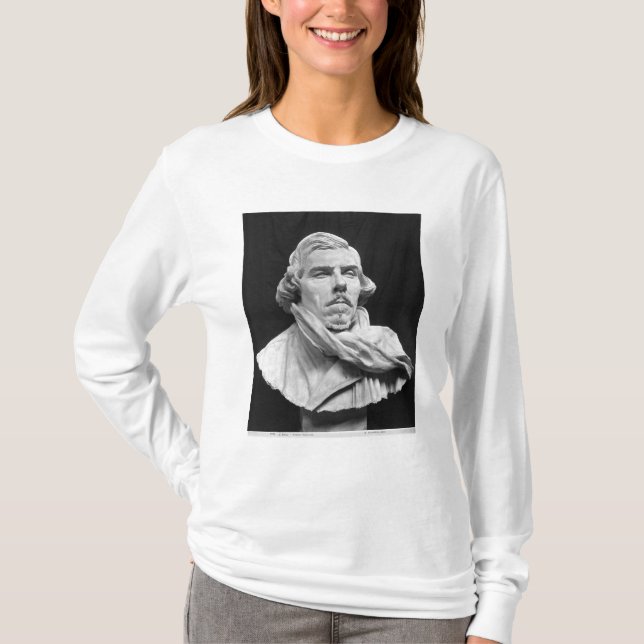 Camiseta Busto de Eugene Delacroix (Anverso)