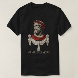 Camiseta Busto de filósofo estoico Memento Mori