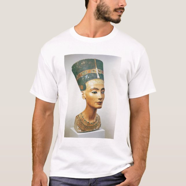Camiseta Busto de la reina Nefertiti, del estudio del sc (Anverso)
