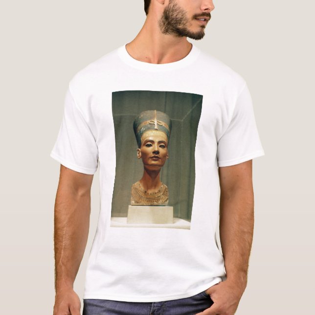 Camiseta Busto de la reina Nefertiti, vista delantera (Anverso)