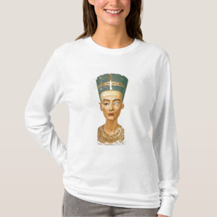 Camiseta Busto de la reina Nefertiti, vista delantera, del