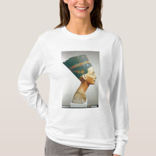 Camiseta Busto de la reina Nefertiti, vista lateral, del