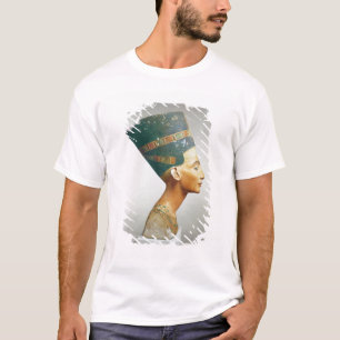 Camiseta Busto de la reina Nefertiti, vista lateral, del