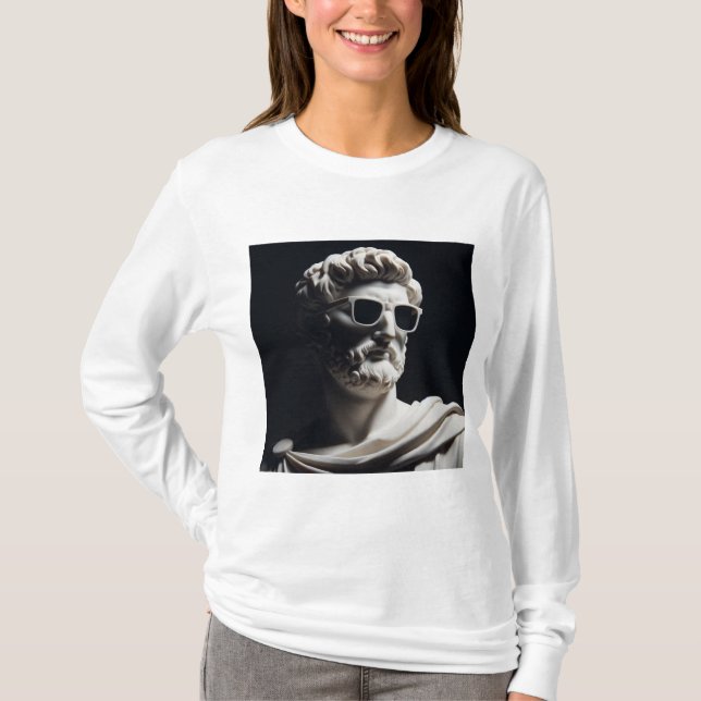Camiseta Busto de mármol (Anverso)