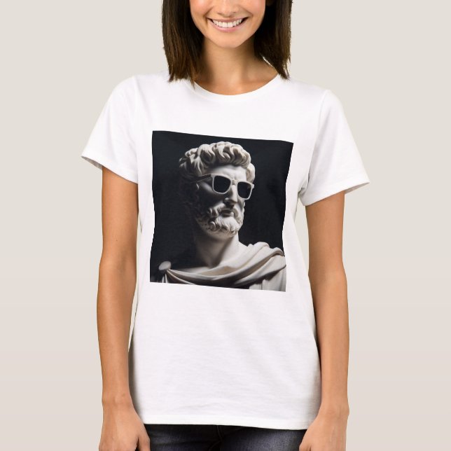 Camiseta Busto de mármol (Anverso)
