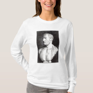 Camiseta Busto de Thucydides, grabado por Barbant