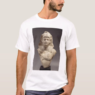 Camiseta Busto de un emperador romano como pharaoh (mármol