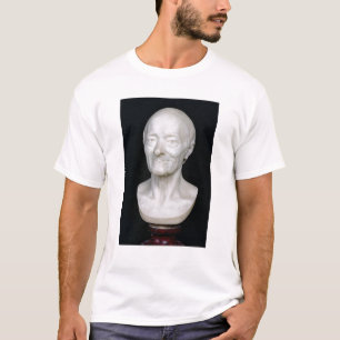 Camiseta Busto de Voltaire sin su peluca, 1778