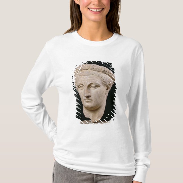 Camiseta Busto del emperador Claudius de Thasos (Anverso)