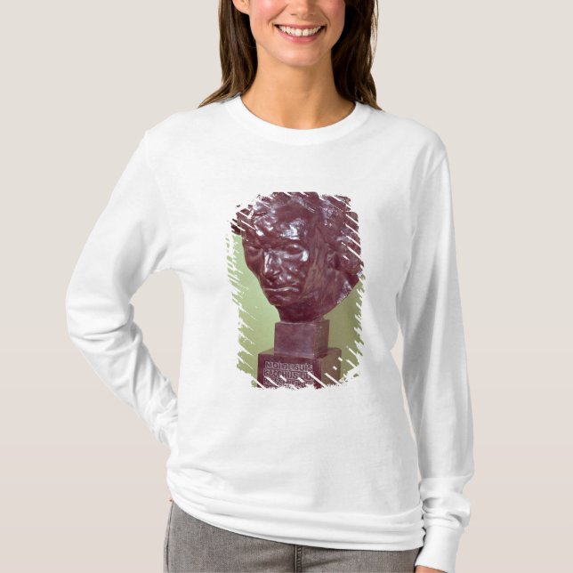 Camiseta Busto del retrato de Ludwig van Beethoven 1901 (Anverso)