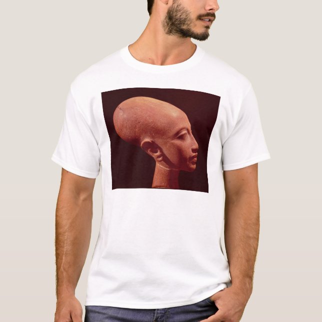 Camiseta Busto del retrato de una hija de rey Akhenaten (Anverso)
