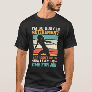 Camiseta Busy in retirement Retired thrower athlete Javelin