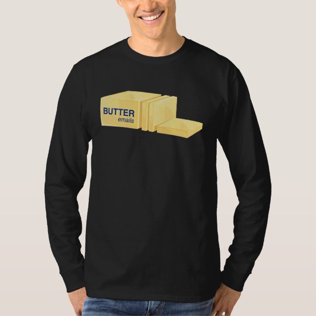 Camiseta But Her Emails  Political Liberal Activist  Butter (Anverso)