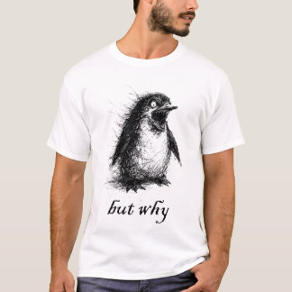 Camiseta but why penguin