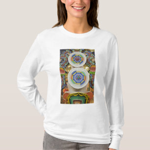 Camiseta Bután. Pasteles ceremoniales hechos por monjes ado