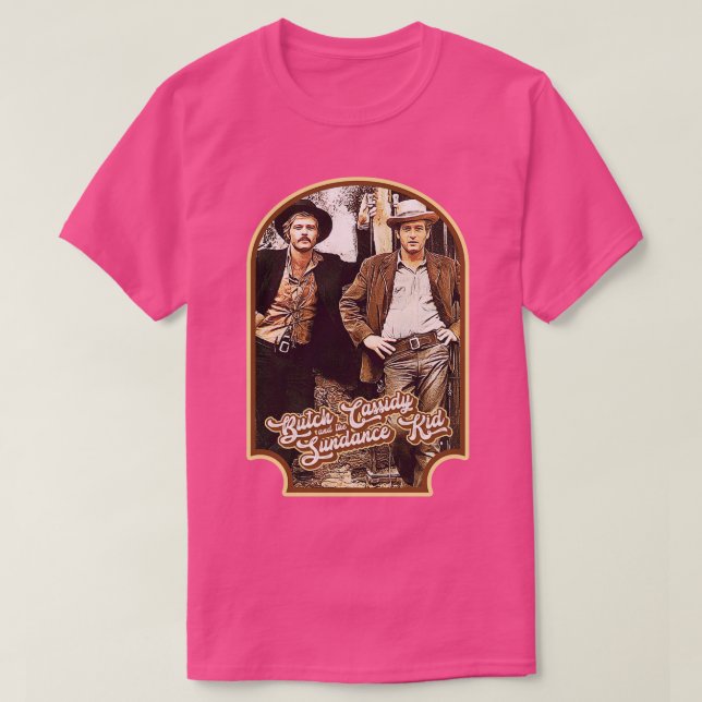 Camiseta Butch Cassidy y Sundance Kid (Diseño del anverso)