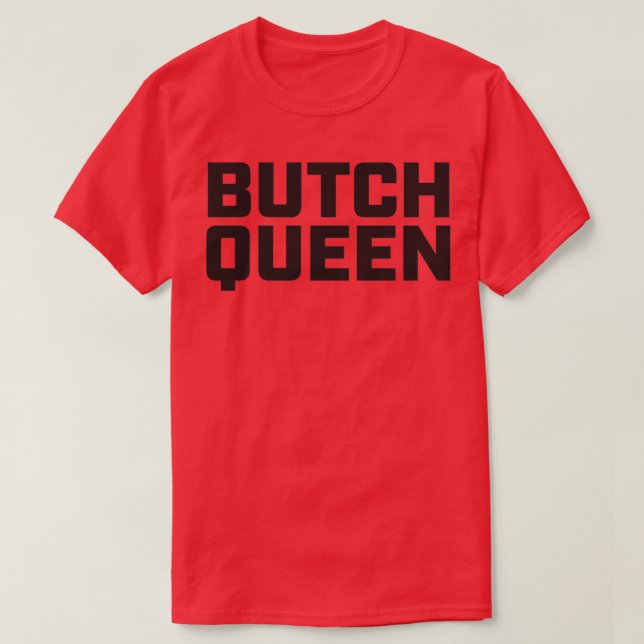 Camiseta Butch Queen  Burning in the Shade  (Diseño del anverso)