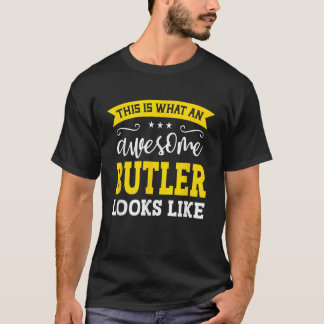 Camiseta Butler Job Title Employee Funny Worker Profession