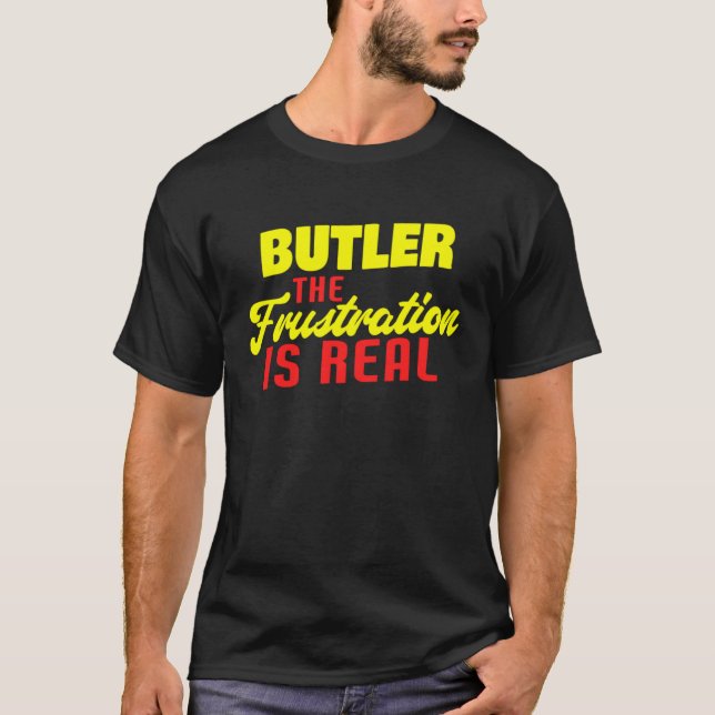 Camiseta Butler The Frustration Is Real  Butler (Anverso)