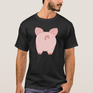 Camiseta Butt de cola de cerdo, divertido, sarcástico, Chis