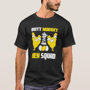 Camiseta Butt Nugget Hen Squad Eggen Farm Animal