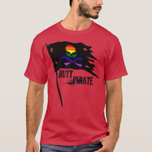 Camiseta Butt Pirate Lgbt Hallowwen Increíble Costu de Hall