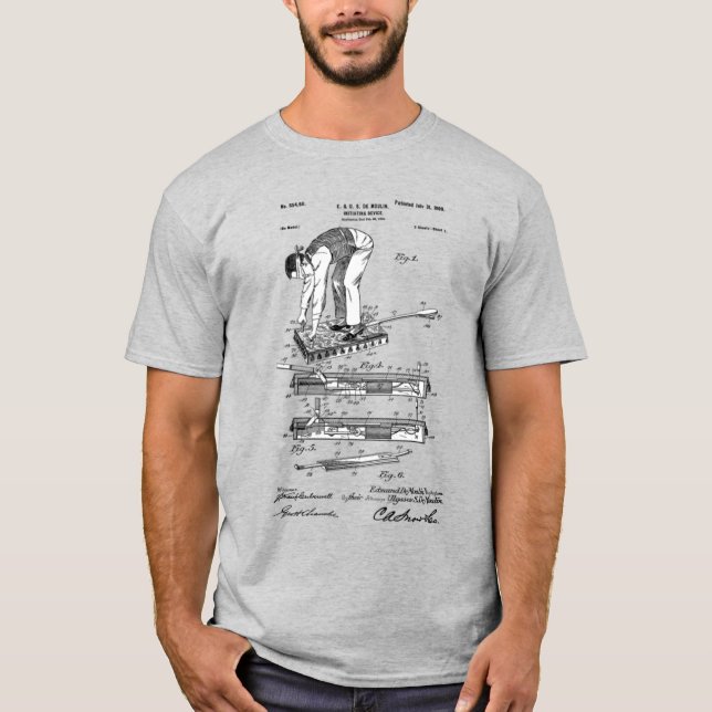 Camiseta Butt Spanking Machine Patent T-Shirt (Anverso)