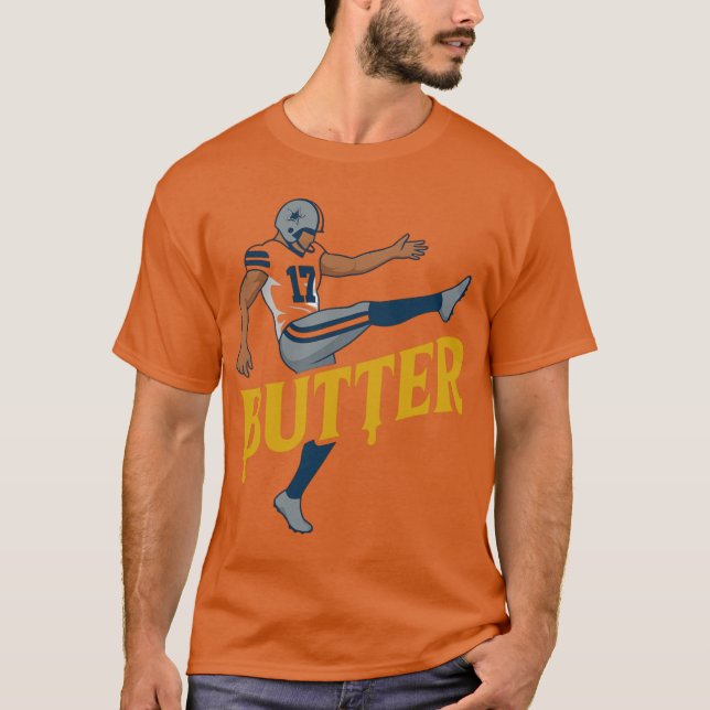 Camiseta Butter Brandon Aubrey Dallas Cowboys Kicker Oversi (Anverso)