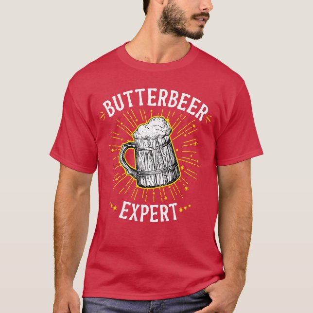 Camiseta butterbeer expert butterscotch beer (Anverso)