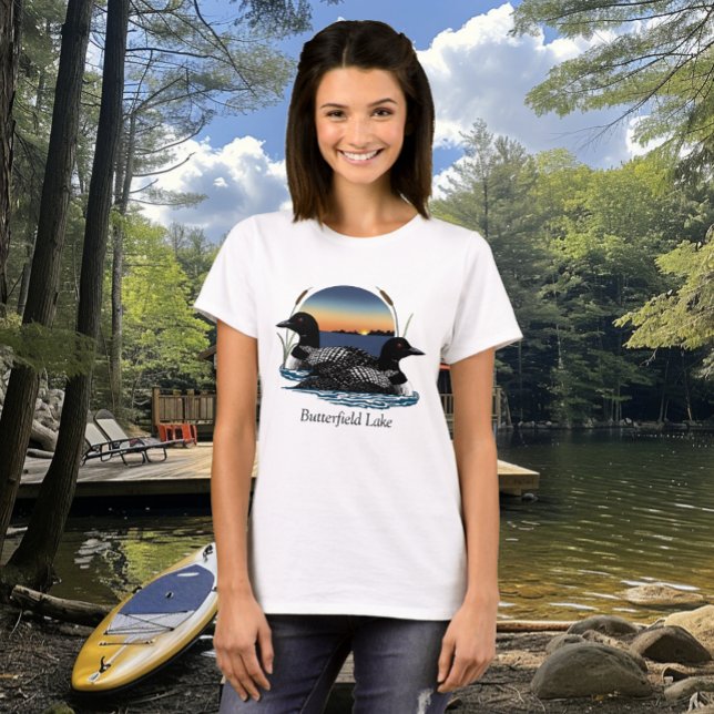 Camiseta Butterfield Lake Loon Pair (Subido por el creador)