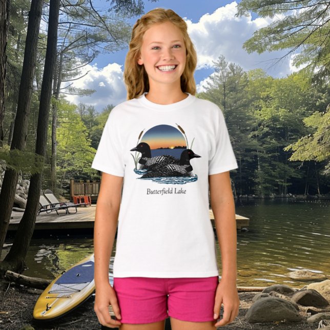 Camiseta Butterfield Lake Loon Pair (Subido por el creador)
